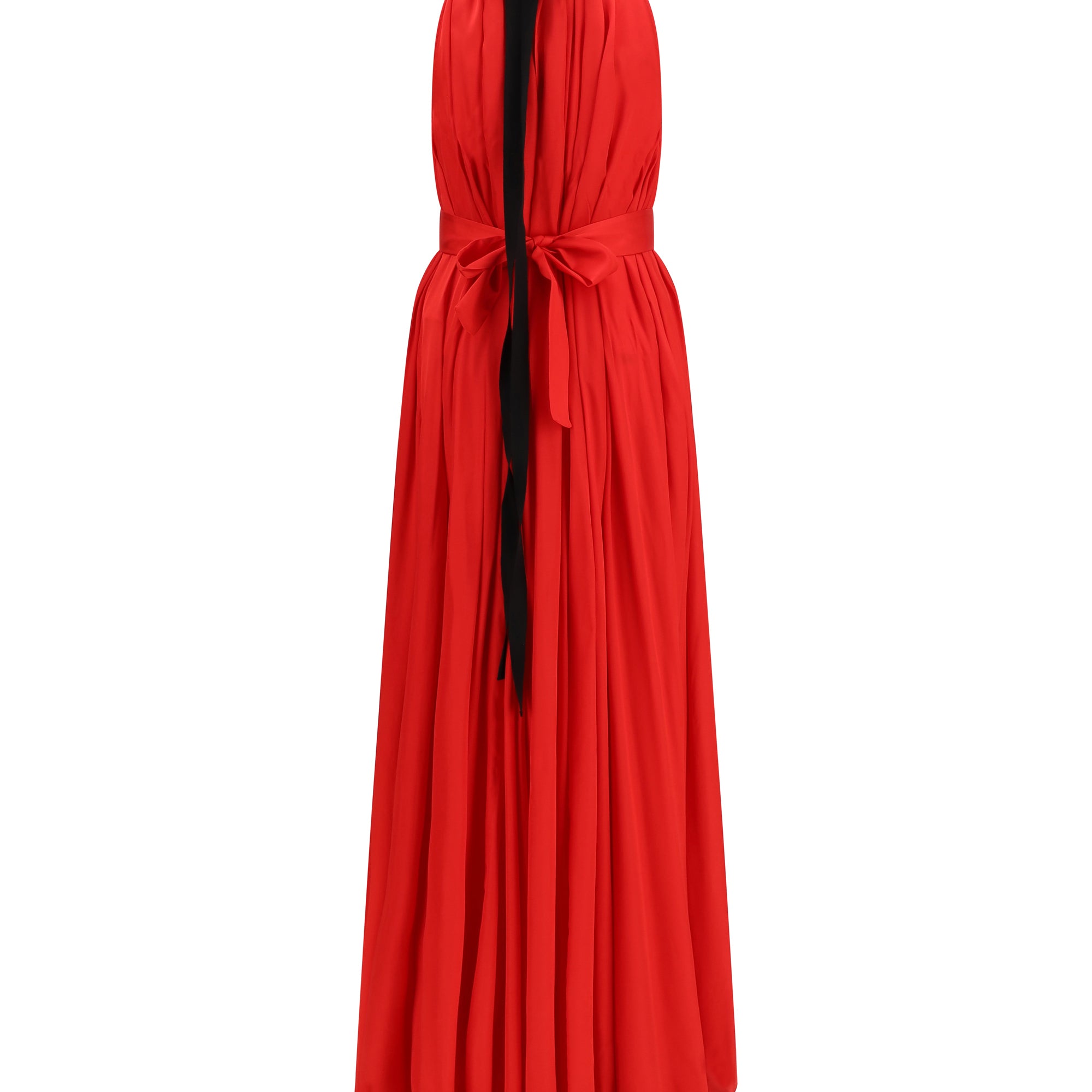 Belted pleated Dress
