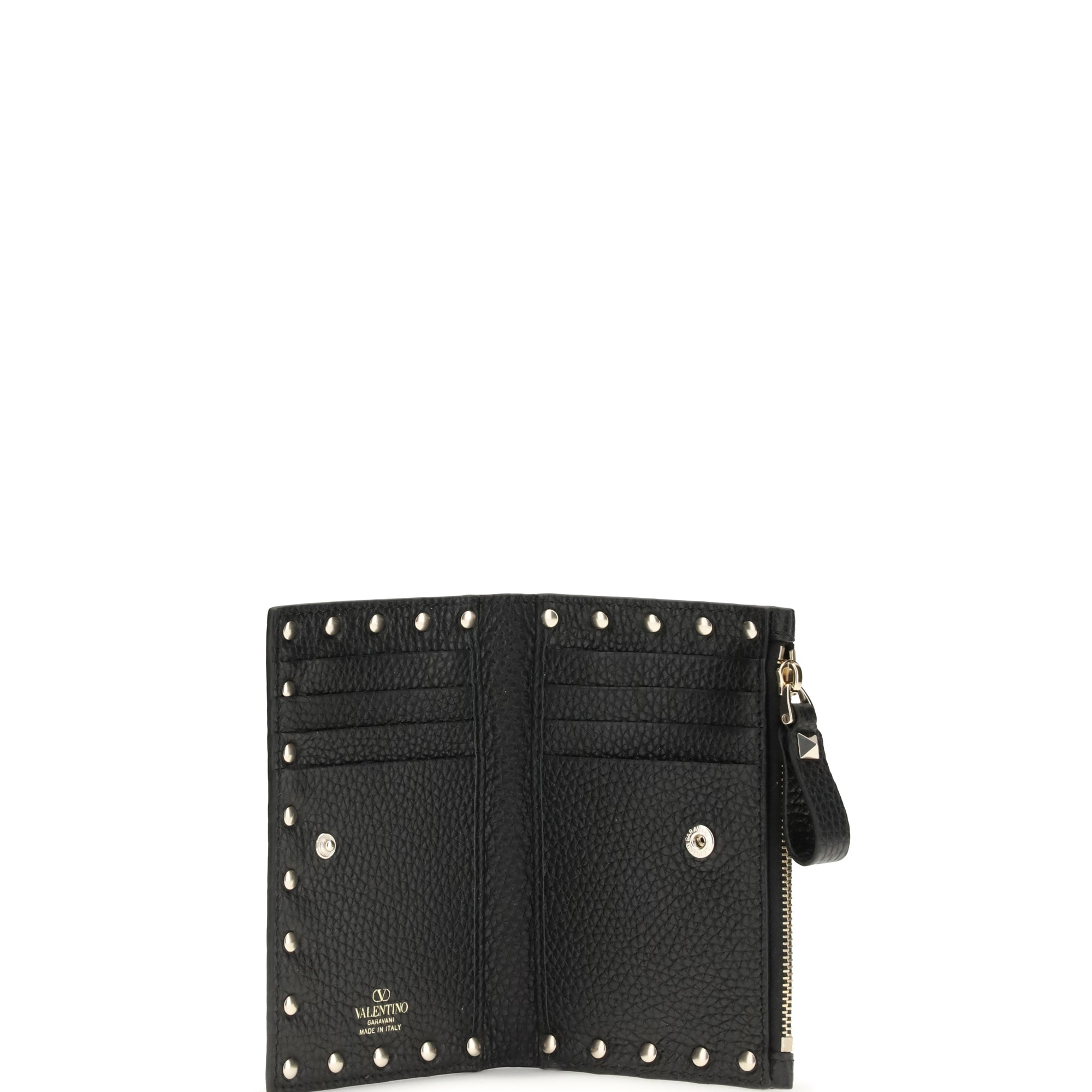 Rockstud zip Card Holder