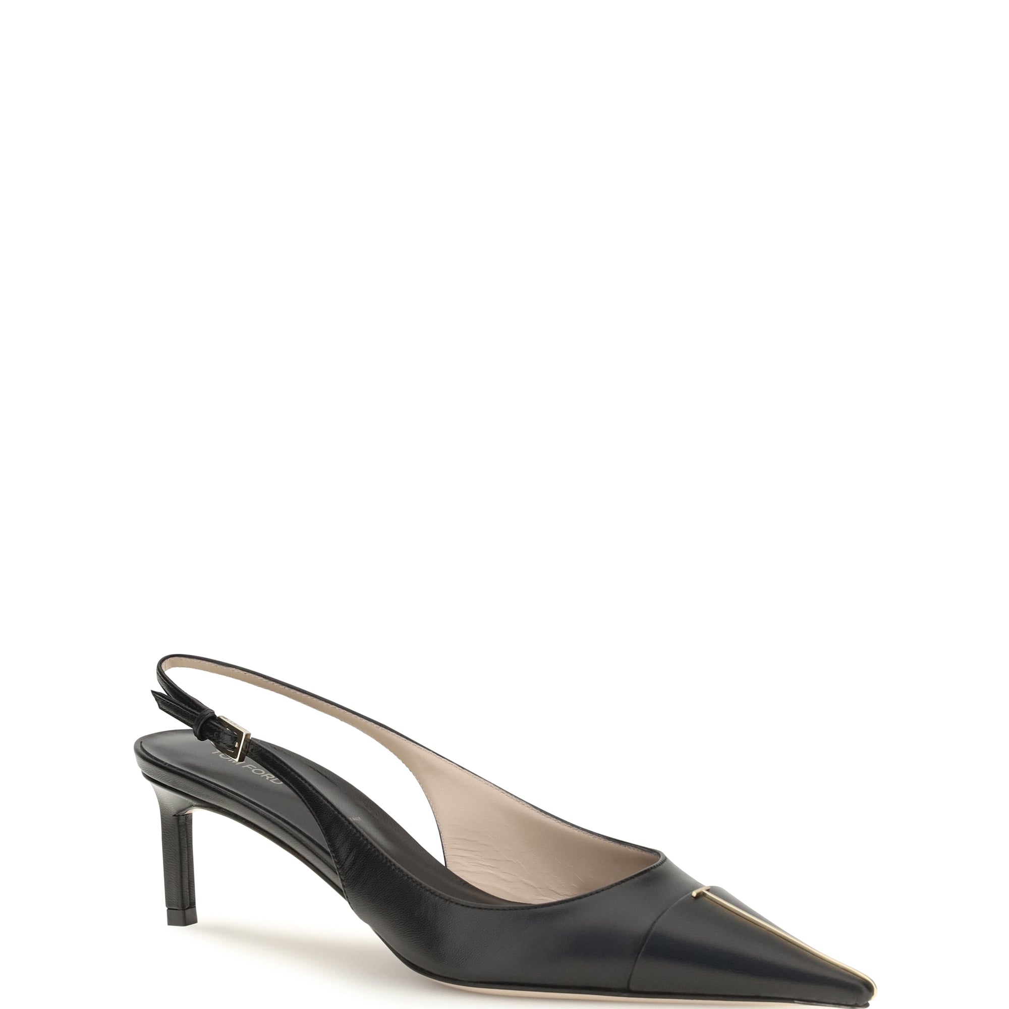 Leather Slingback Pumps
