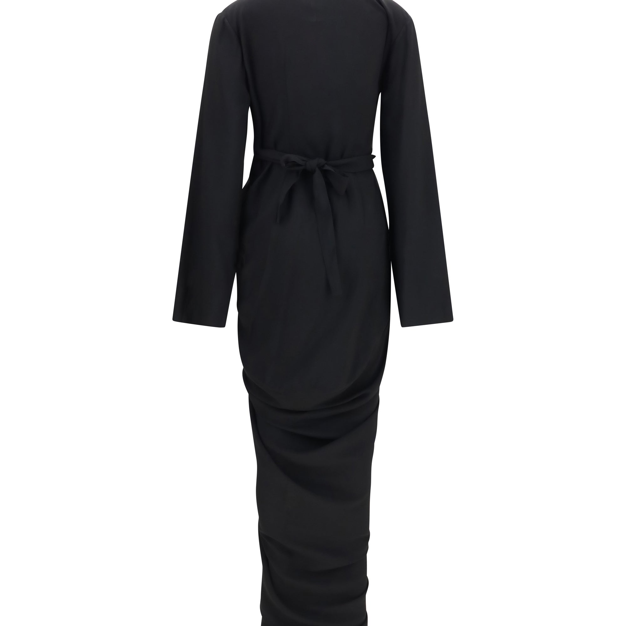 Wrap draped long Dress