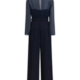 Cady and chiffon Jumpsuit