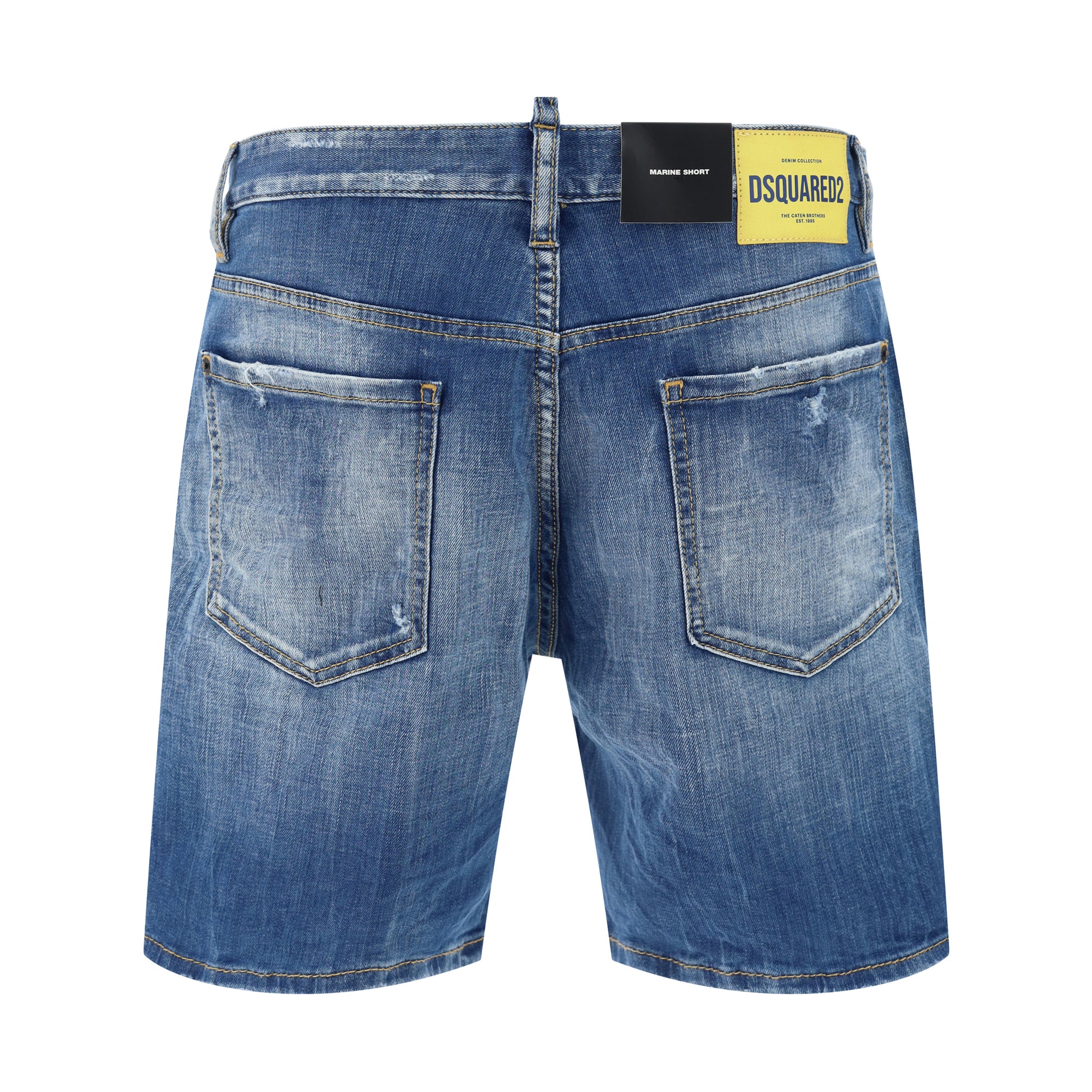 Marine Denim Shorts