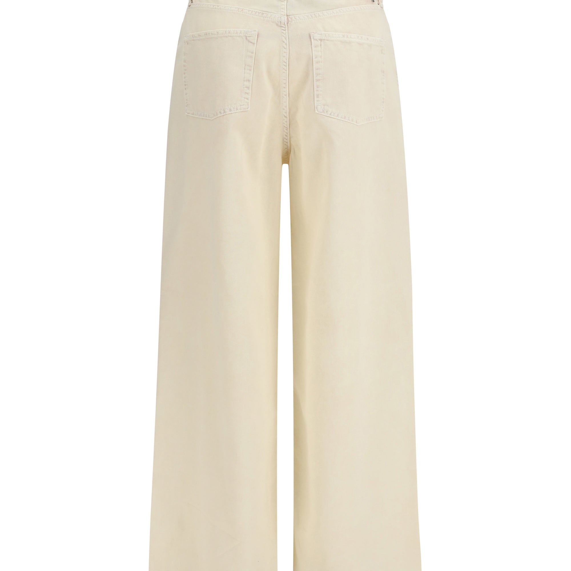 Wide-leg cotton denim Jeans