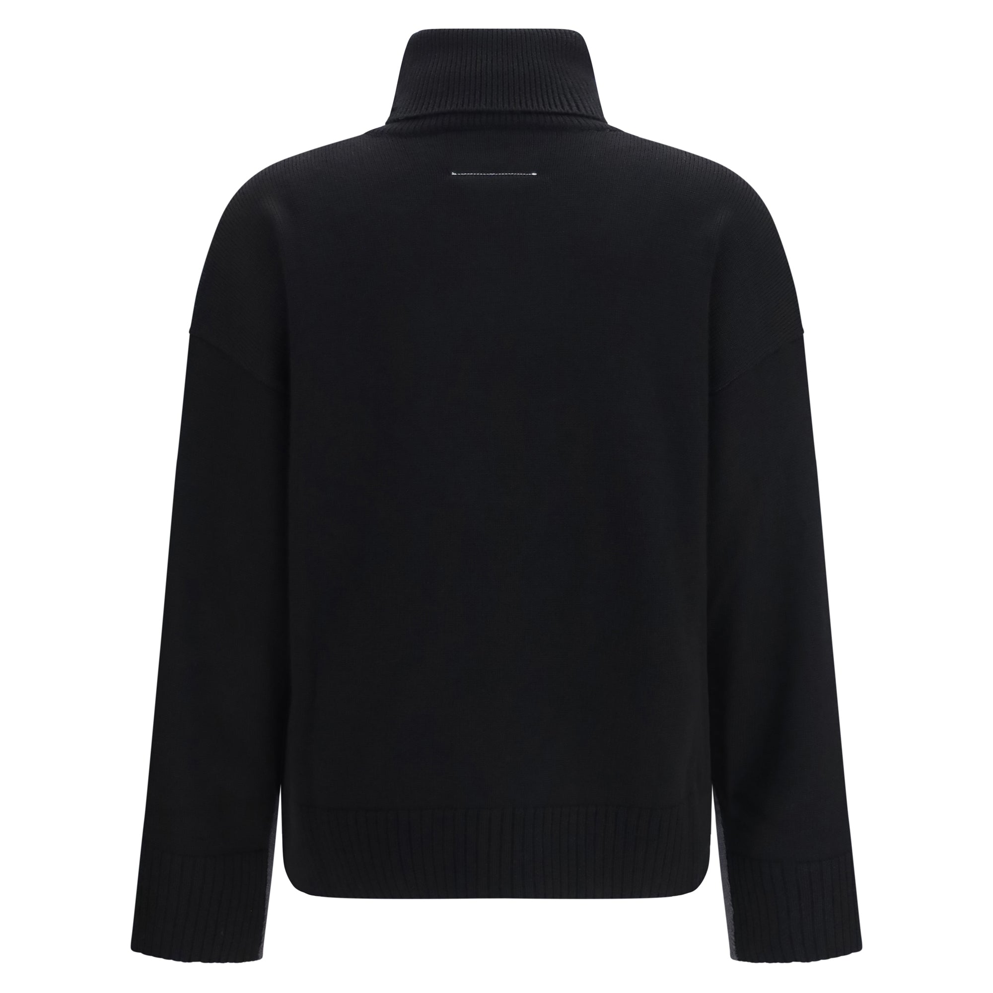 Two-tone high-neck Sweater