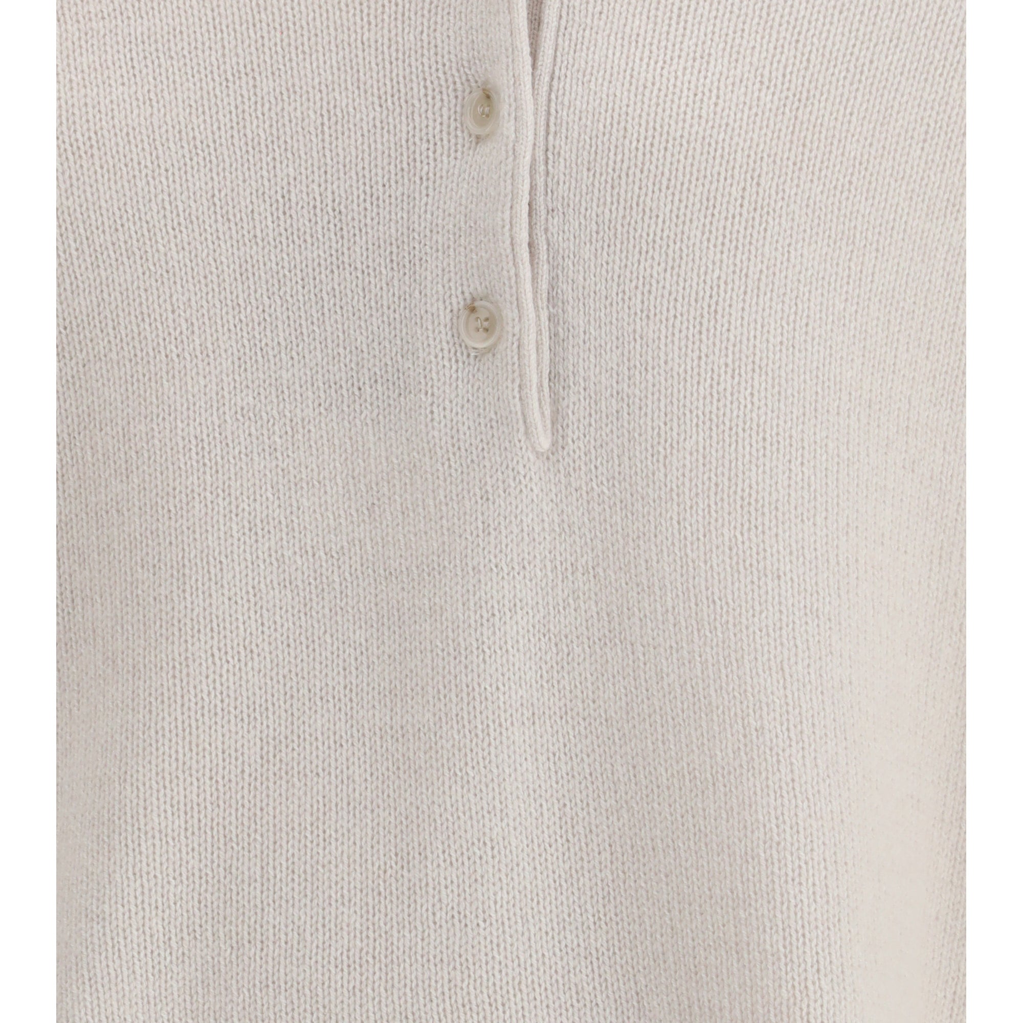 Short-sleeve polo neck Sweater