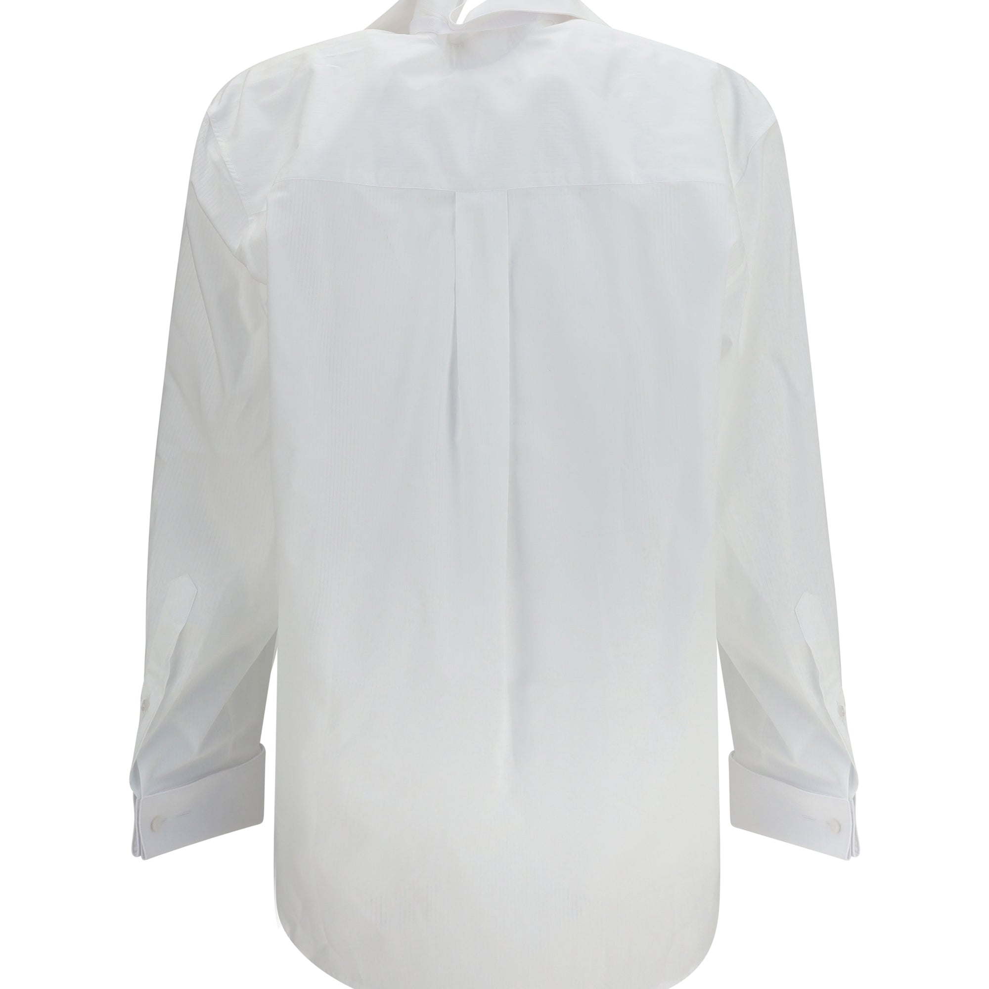 Shirt with elasticated collar