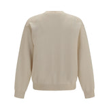 Kenzo Paris emblem embroidered wool and cotton Sweater