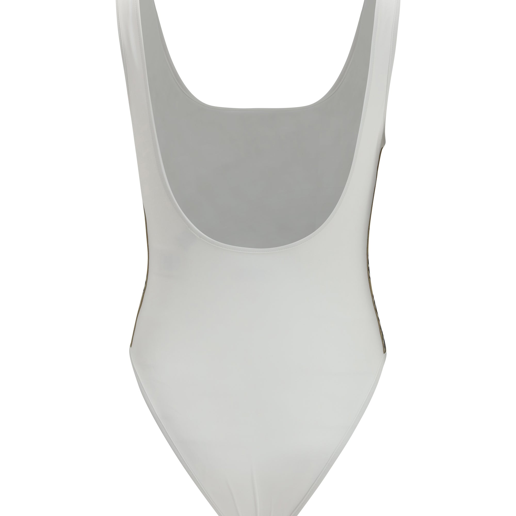 One-piece Swimsuit with Check trim
