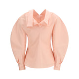 Cut-out cotton poplin Shirt
