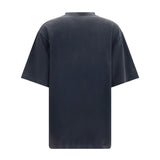 Short-sleeve T-shirt with central logo print