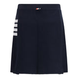4-bar piqué mini Skirt