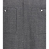 Mouliné wool shirt Jacket