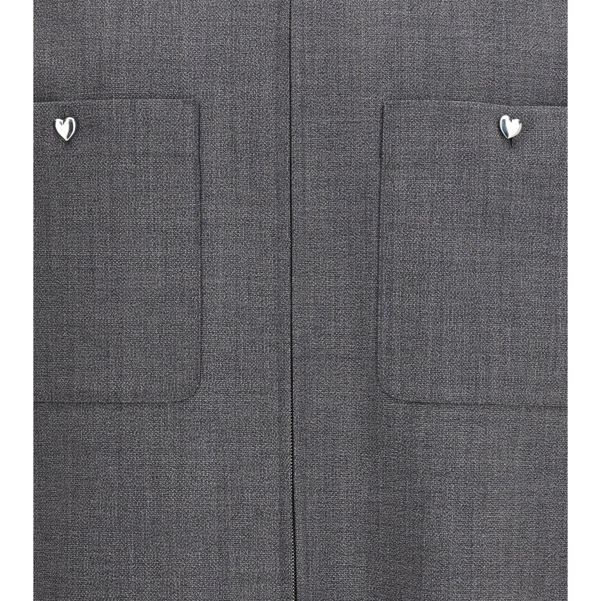 Mouliné wool shirt Jacket