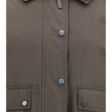 Down Jacket with wool sleeves