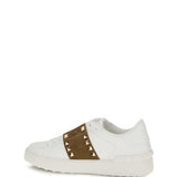 Rockstud Untitled Sneakers with suede band