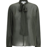 Lavallière Neckline Blouse