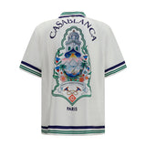 Short-sleeve Hotel Casablanca crest Shirt