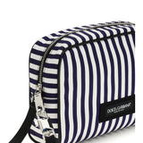 Striped poplin Handbag