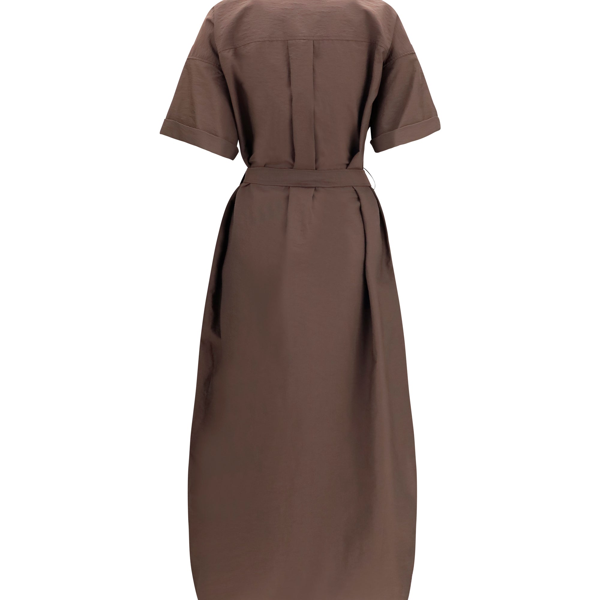 Sequined shirt Dress with belt