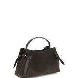 Gyoza suede Shoulder Bag