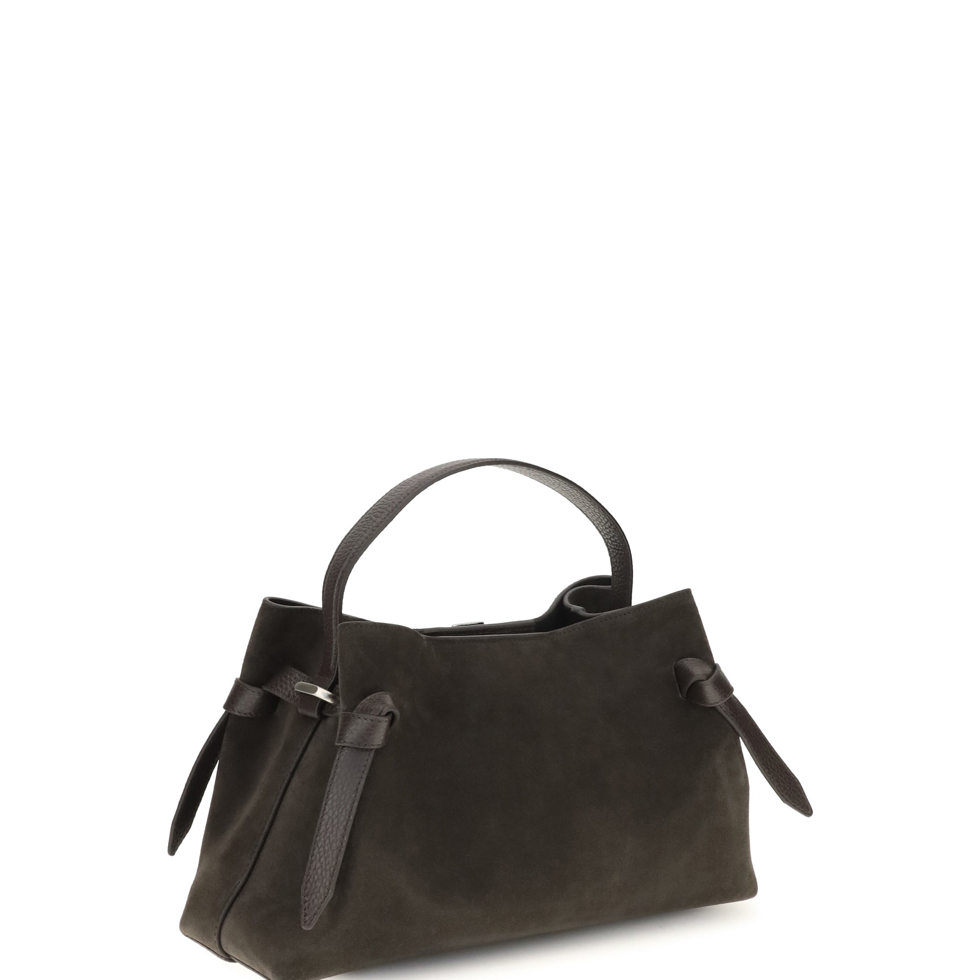 Gyoza suede Shoulder Bag
