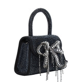 Rhinestone Micro Bow Handbag