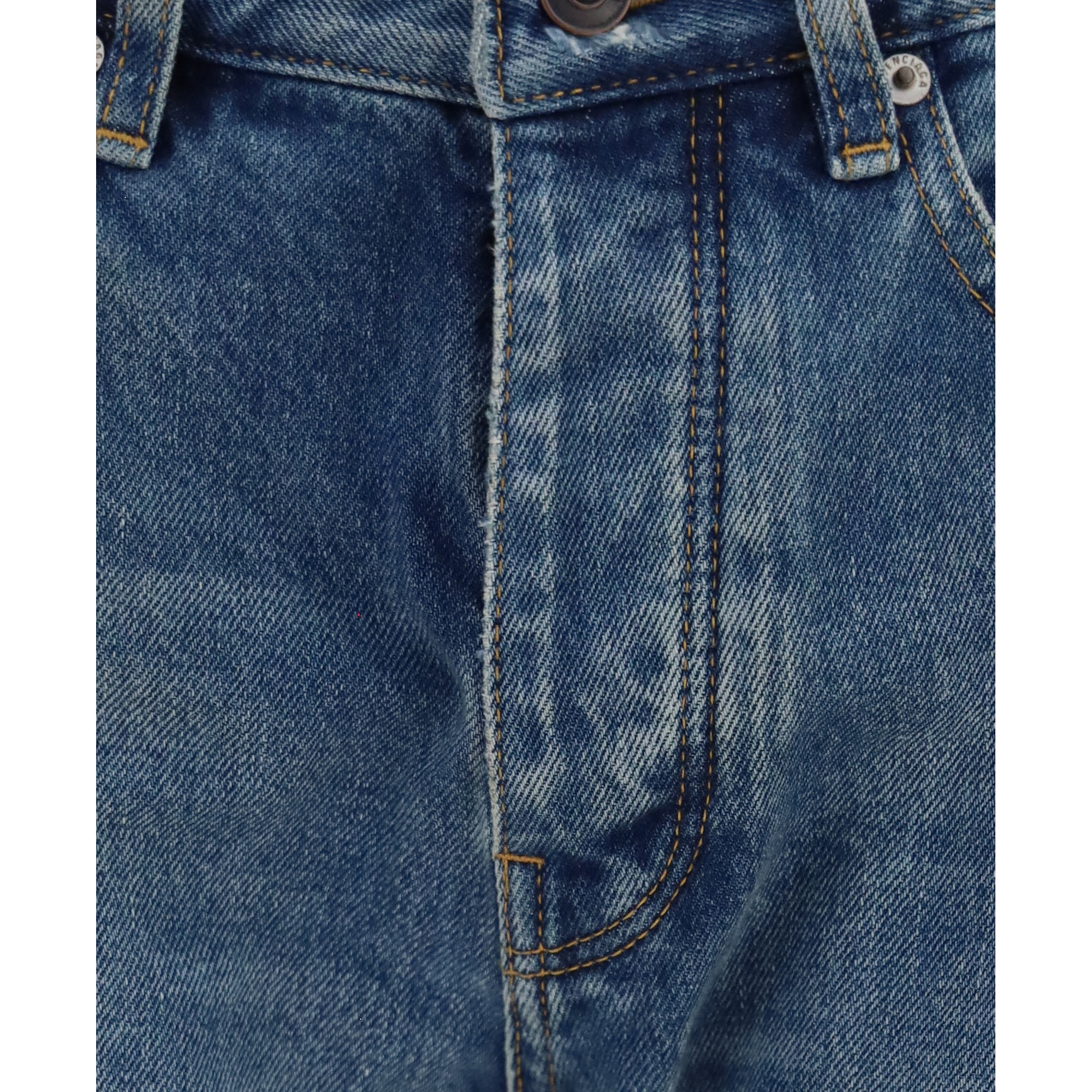 Straight-leg denim Jeans