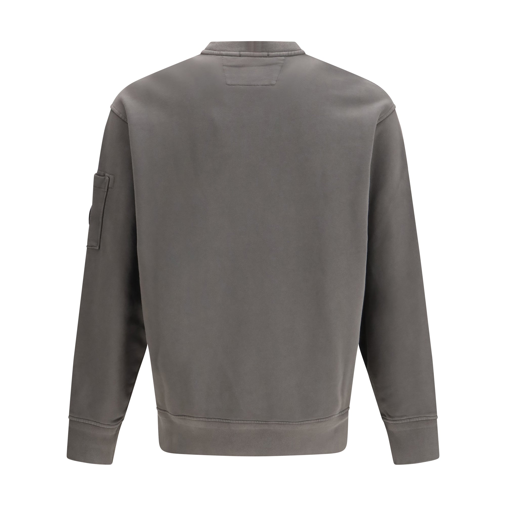 Diagonal Raised Fleece Crewneck Lens Sweatshirt