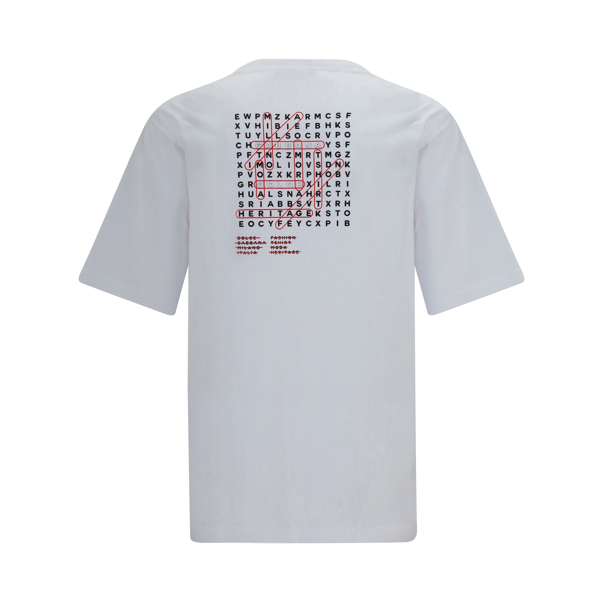 Cotton T-shirt with back print