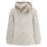 Reversible Check Hooded Jacket
