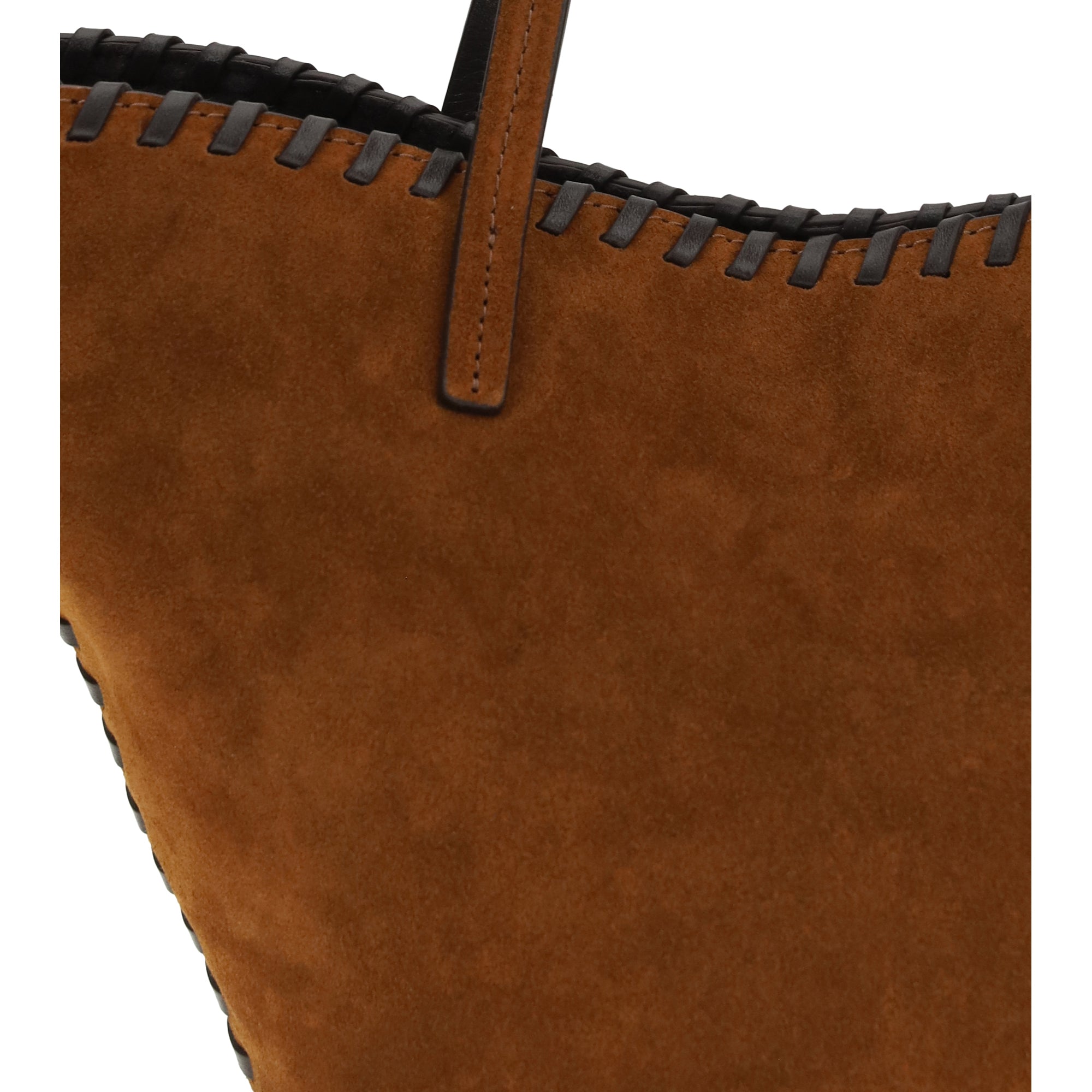 Suede Caro Handbag