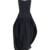 Off-the-shoulder midi Dress