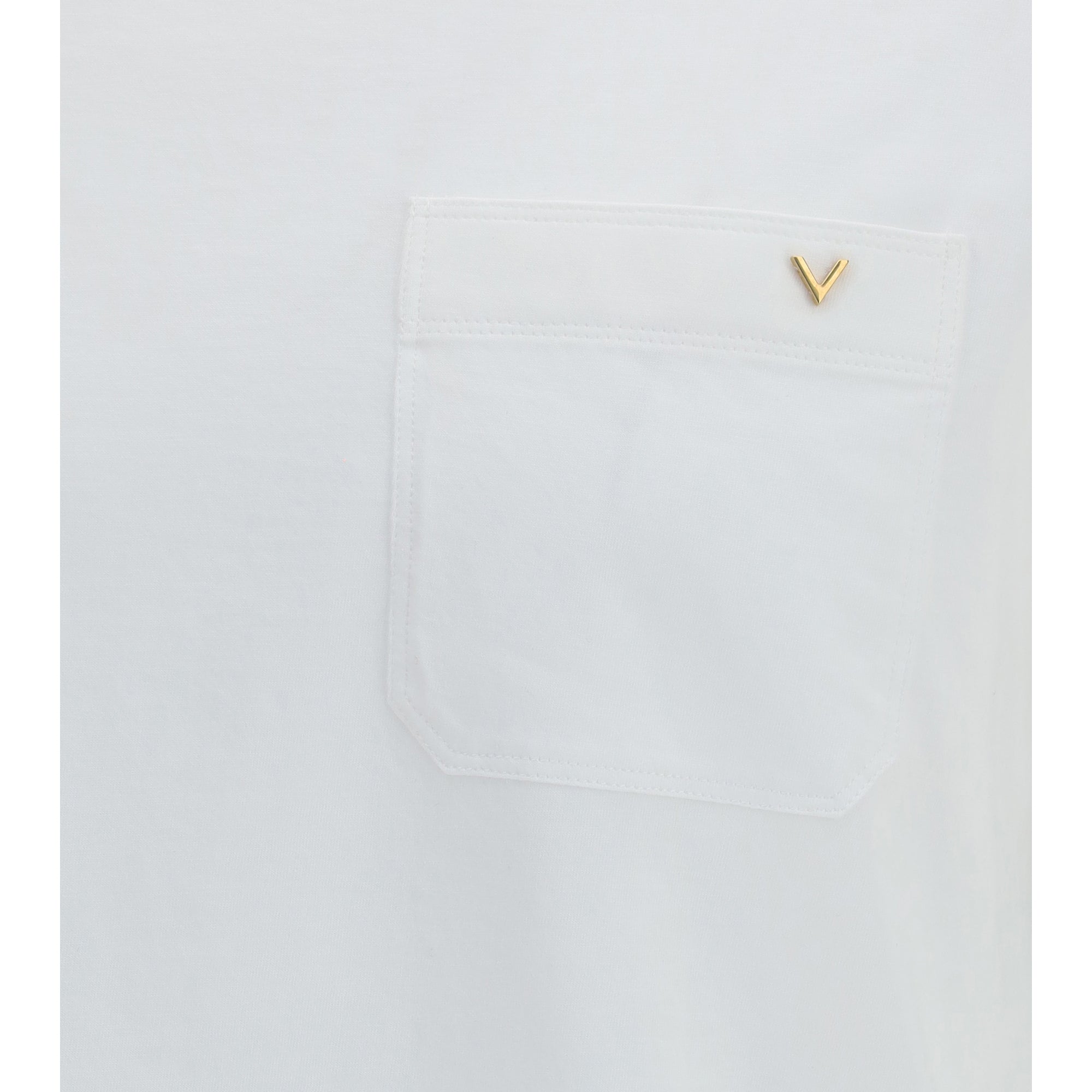 Cotton T-shirt with VGold