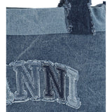 Medium trapeze denim Shopper