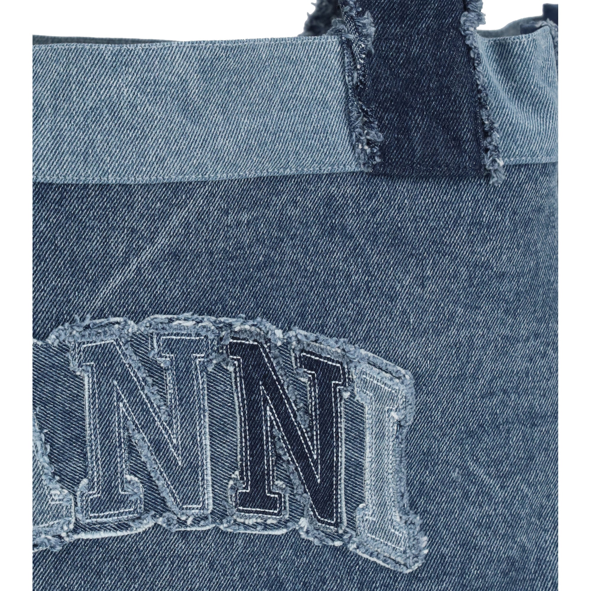 Medium trapeze denim Shopper