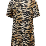 Tiger print Top
