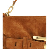 Medium Anthem Bag in suede calfskin