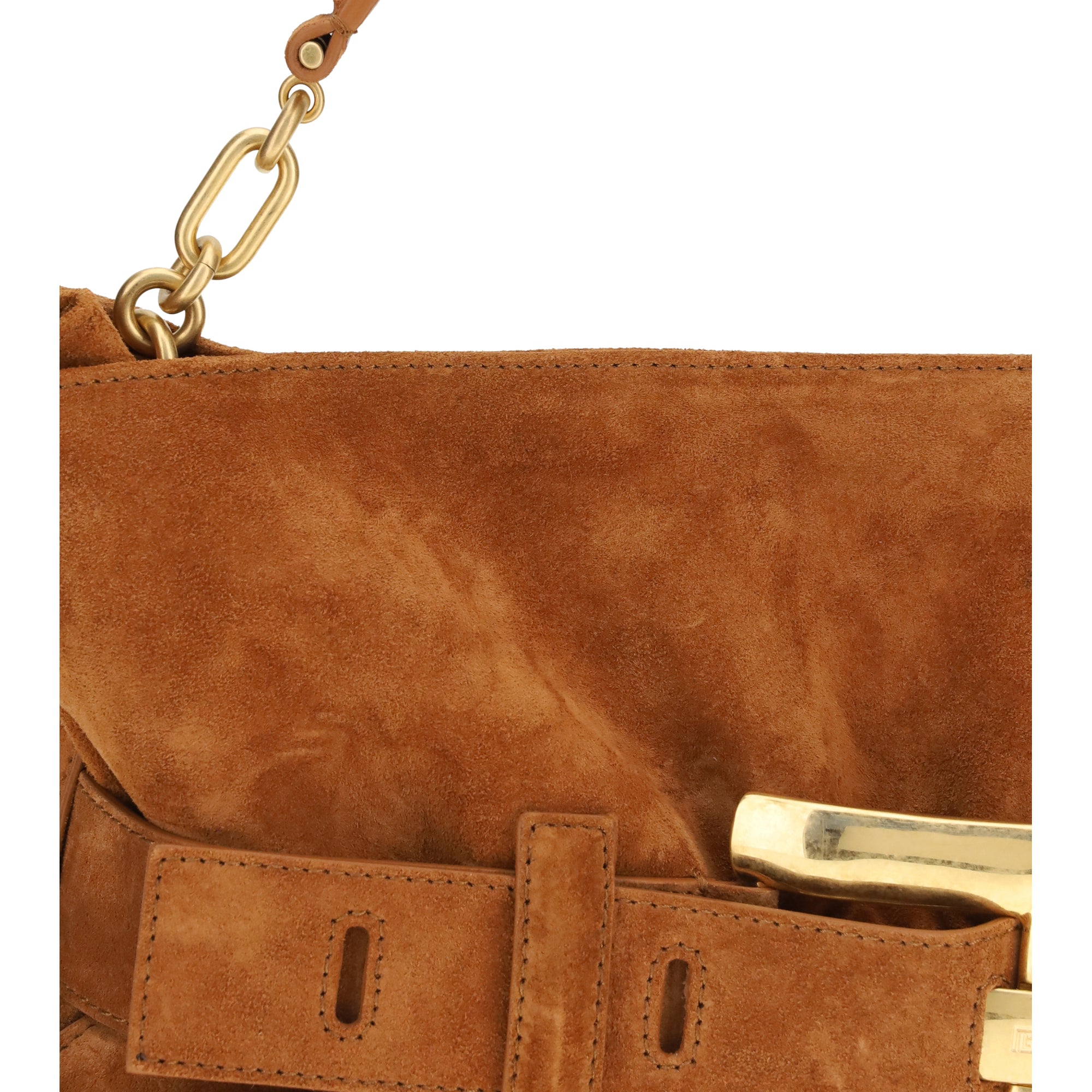 Medium Anthem Bag in suede calfskin