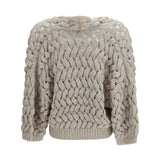 Openwork sequin Cardigan