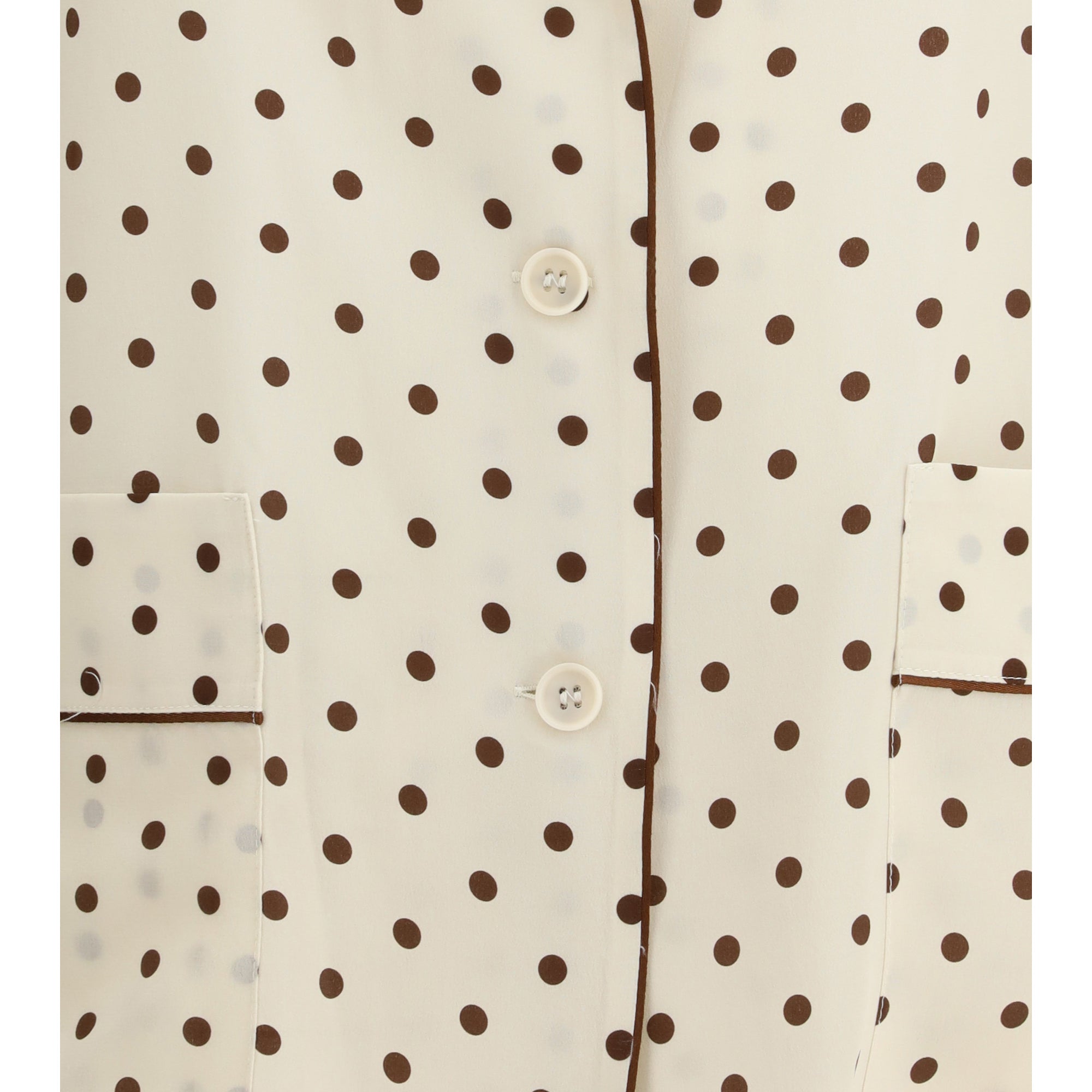 Polka-dot silk Shirt