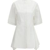Panelled Poplin Dress