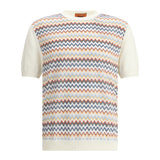 ZigZag pattern Knit T-Shirt