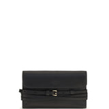 Leather Wallet with buckle detail