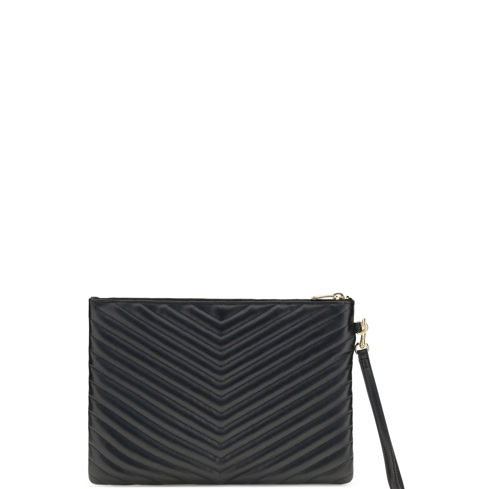 Matelassé leather Pouch