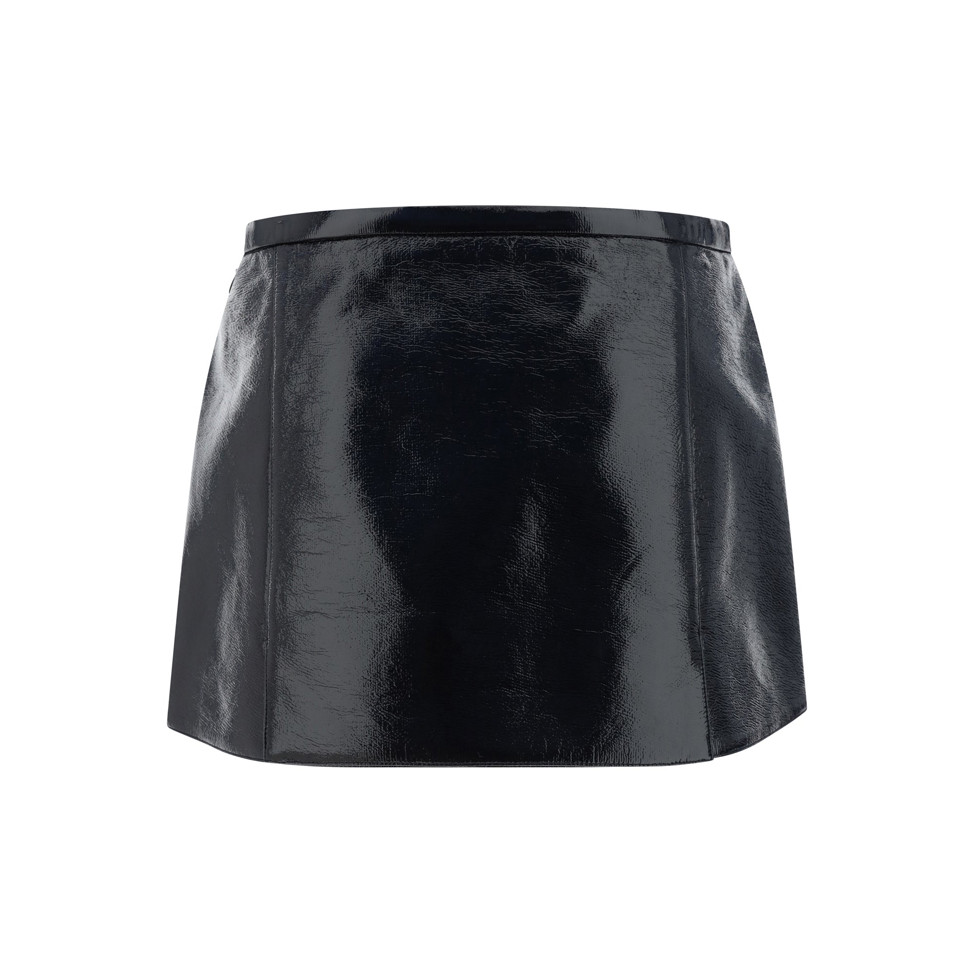 Vinyl Miniskirt