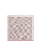 Silk Pochette with geometric pattern