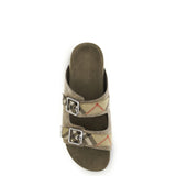 Urchin suede Check Sandals