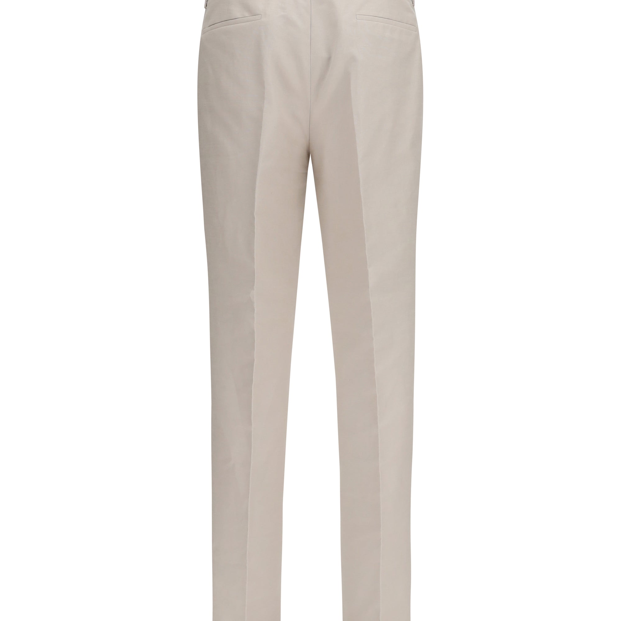 Cotton and linen tailored Pants