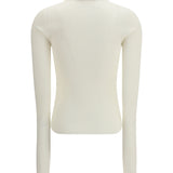 Long-sleeve silk Polo