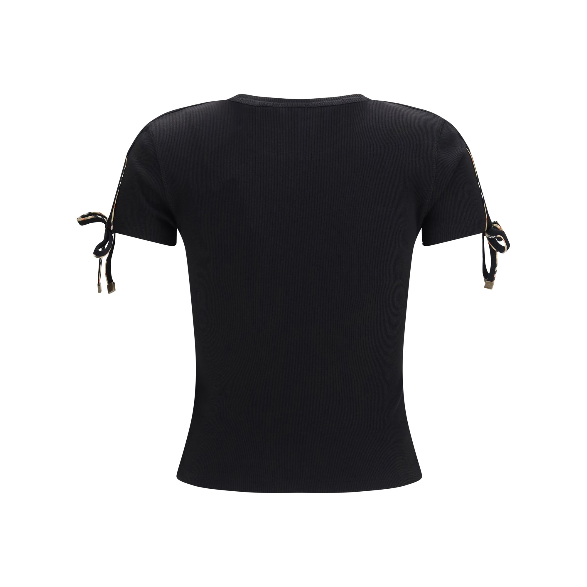 Cotton lace-detail T-shirt